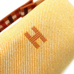 Hermes Brid-a-Brac GM Eau Carre 100% Wool Silver Hardware Serie Button H Logo