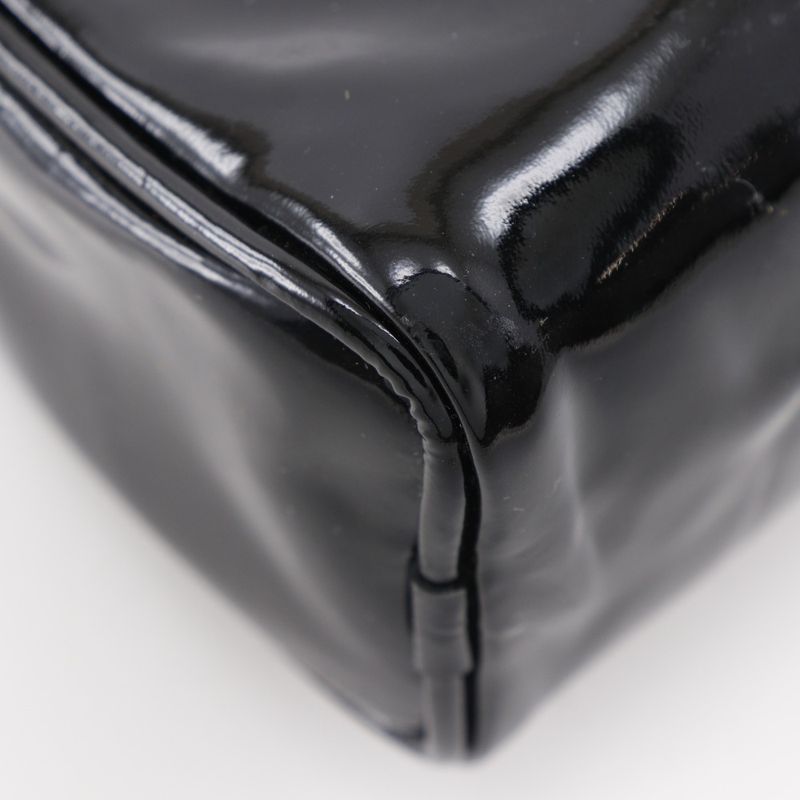 Chanel Camellia Enamel Black Pouch — view 6
