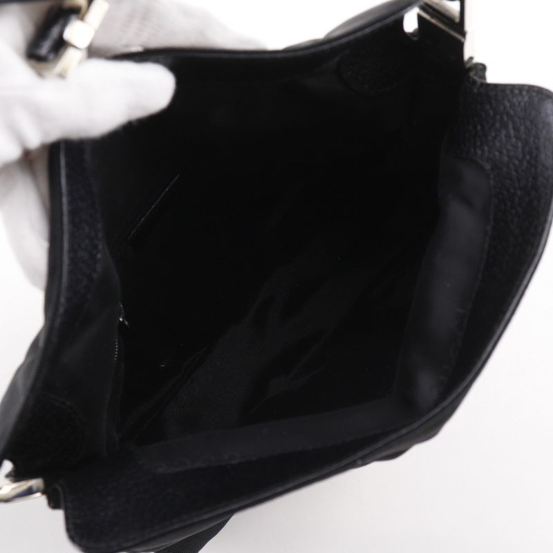 Gucci Jackie 001.3734.200047 Nylon Canvas Black Shoulder Bag — view 6
