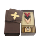 Louis Vuitton Cuff Essential V Colorama Bangle Metal Gold Bracelet — view 3