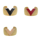 Louis Vuitton Cuff Essential V Colorama Bangle Metal Gold Bracelet — view 8