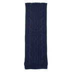 Hermes Muffler Cable Maillon T 04 Cashmere Knit Marine Navy Scarf — view 3