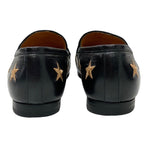 Gucci Loafers Leather Shoes Flat Horsebit Bee Star Embroidery — view 5