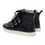 Hermes Lennox Sneakers High Cut Exlibris Studs Collier de Chien Leather — view 4