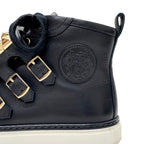 Hermes Lennox Sneakers High Cut Exlibris Studs Collier de Chien Leather — view 9