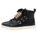 Hermes Lennox Sneakers High Cut Exlibris Studs Collier de Chien Leather — view 3