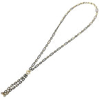 Hermes Resille Buffalo Horn GP Black Long Necklace 0252 — view 6