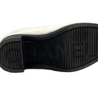 Chanel Boots Short Shoes Shearling White Black Coco Mark Logo — view 7