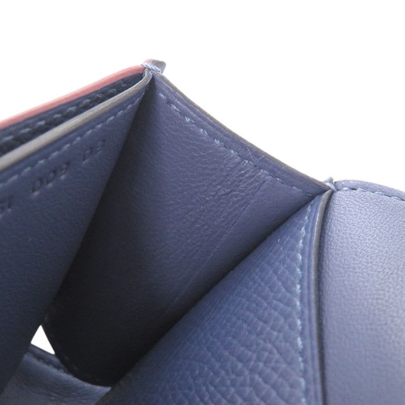 Hermes Passant Long Sangle Caval Vaux Epson Blue Brighton Silver Hardware — view 9