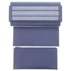 Hermes Passant Long Sangle Caval Vaux Epson Blue Brighton Silver Hardware — view 5