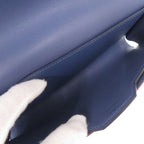 Hermes Passant Long Sangle Caval Vaux Epson Blue Brighton Silver Hardware — view 8