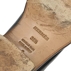 Hermes Jumping Boots Long Shoes Leather Black Silver Studs — view 8