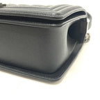 Chanel Shoulder Bag Boy 25 Caviar Leather Black — view 6
