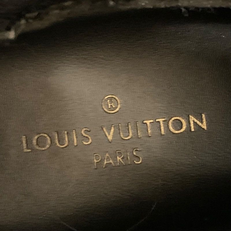 Louis Vuitton Black Heart Line Sneakers Shoes Socks Patch Knit — view 7