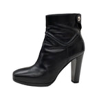 Hermes Boots Short Shoes Leather Black — view 3