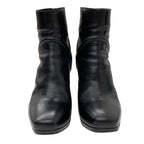 Hermes Boots Short Shoes Leather Black — view 2