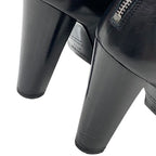 Hermes Boots Short Shoes Leather Black — view 9