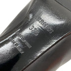 Hermes Boots Short Shoes Leather Black — view 7