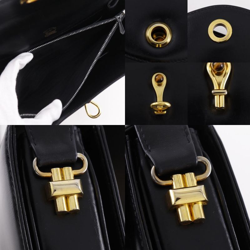 Gucci Vintage Calf Black Shoulder Bag — view 7