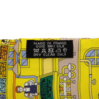Hermes Twilly La Maison Des Carres Yellow Multicolor Silk — view 6