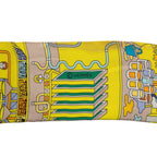 Hermes Twilly La Maison Des Carres Yellow Multicolor Silk — view 5