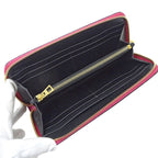 Loewe Wallet Long Repeat Leather Magenta Pink Round Zipper — view 4