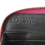 Loewe Wallet Long Repeat Leather Magenta Pink Round Zipper — view 5