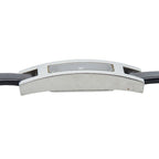 Gucci 3900 L Silver Black Stainless Steel Leather — view 6
