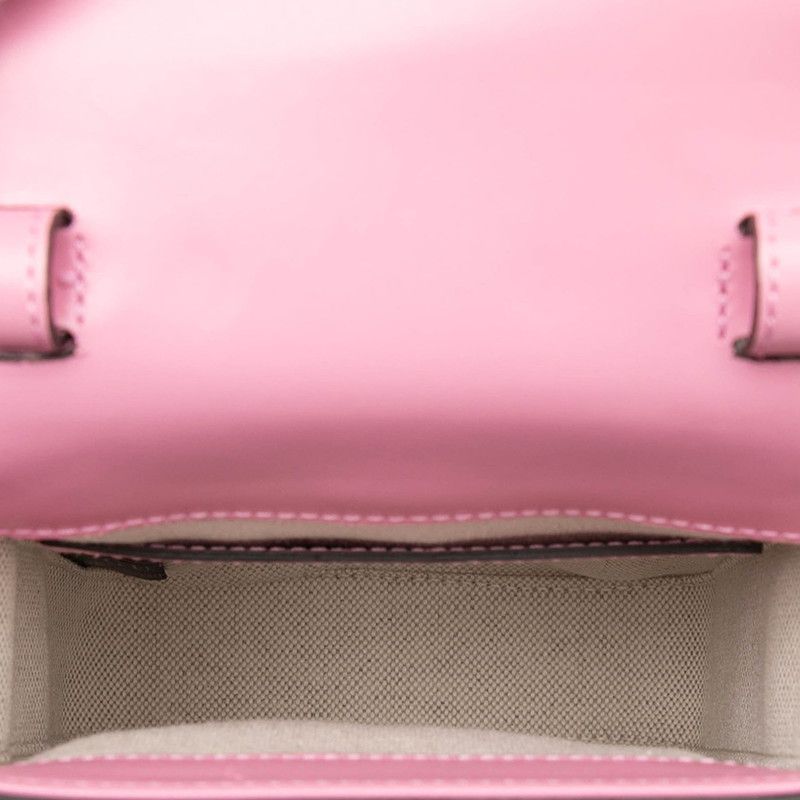 Gucci Bamboo Mini Rucksack Backpack Pink Leather — view 4
