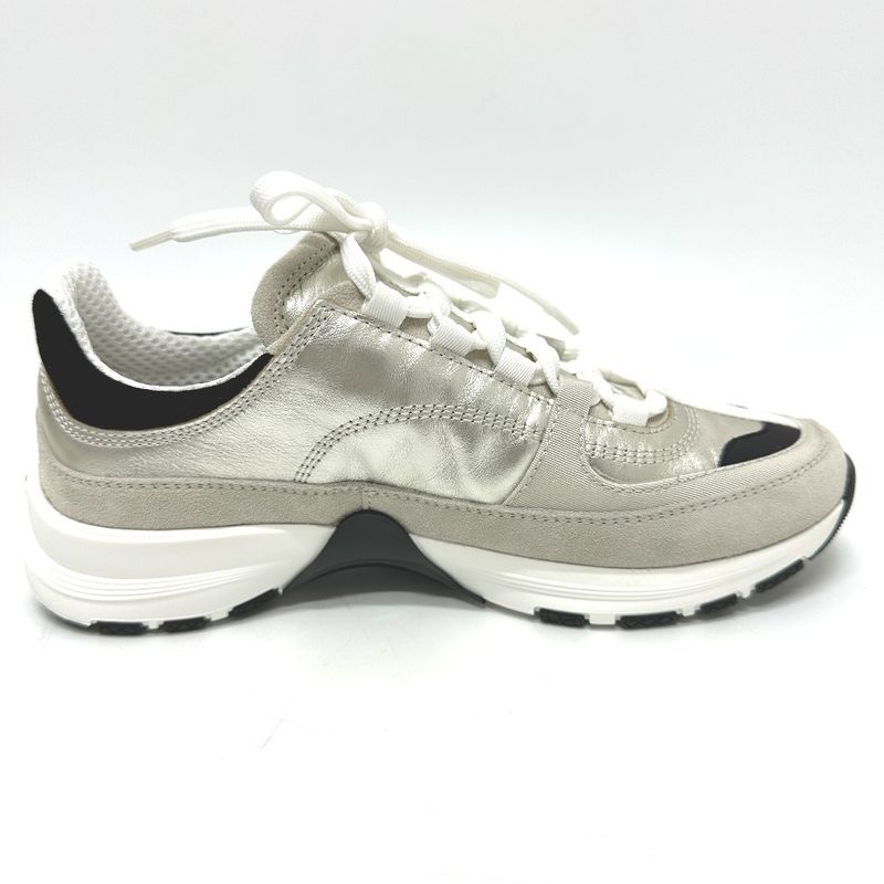Chanel Sneakers Coco Mark Metallic Leather Metiers D'art — view 6