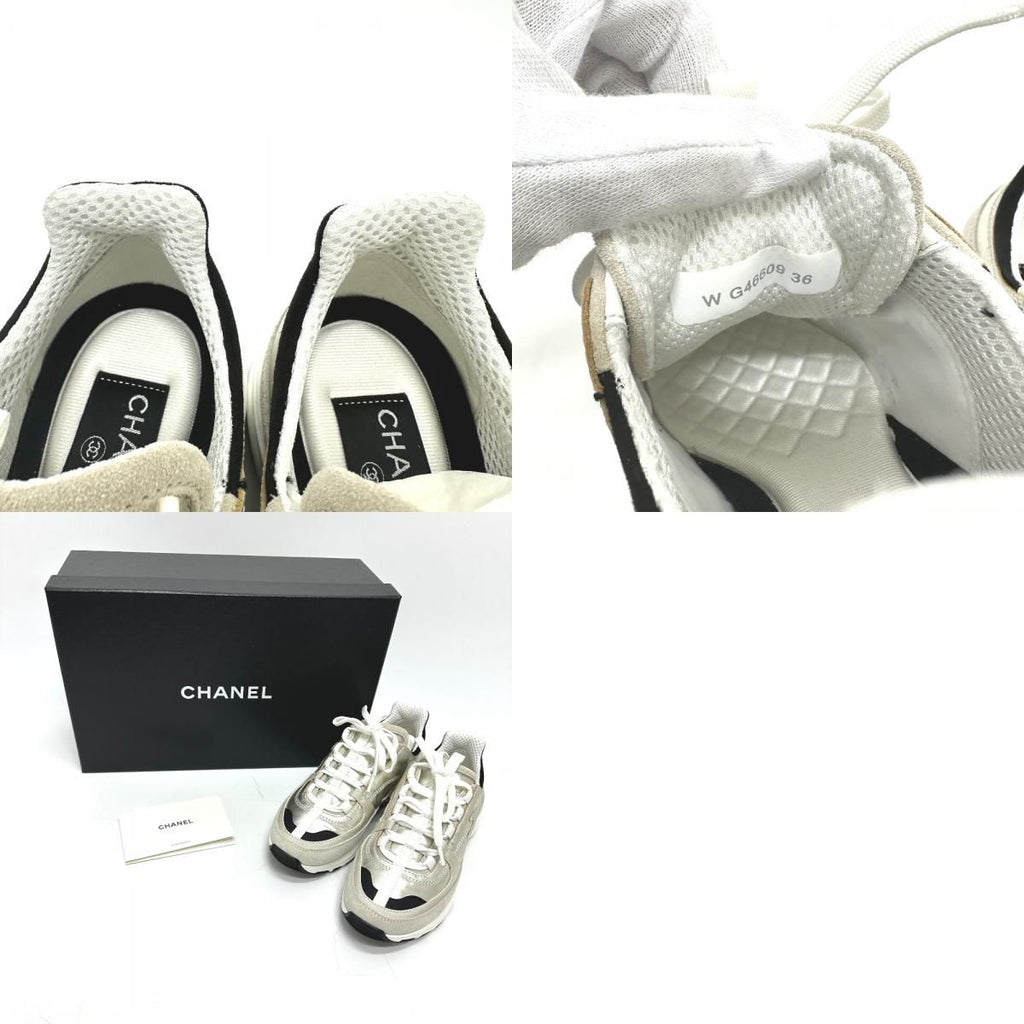 Chanel Sneakers Coco Mark Metallic Leather Metiers D'art — view 2