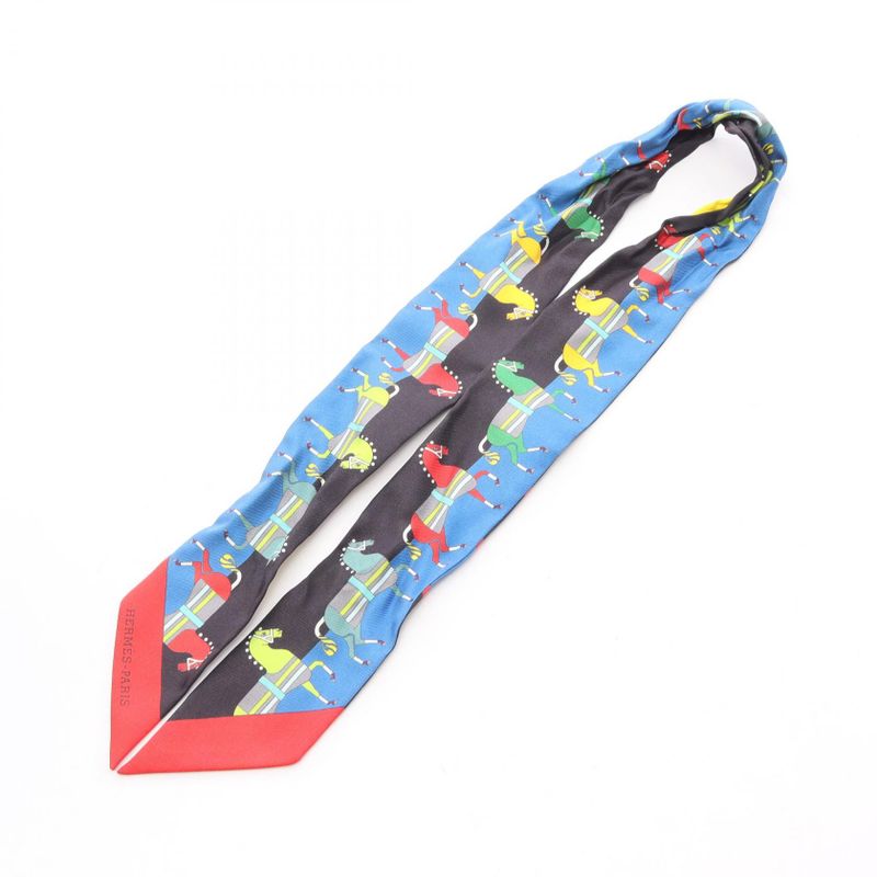 Hermes Scarf Twilly Rocabar Silk — view 2