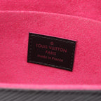 Louis Vuitton Shoulder Bag Pochette Felicie Epi Noir Black Hot Pink — view 4