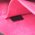 Louis Vuitton Shoulder Bag Pochette Felicie Epi Noir Black Hot Pink — view 5