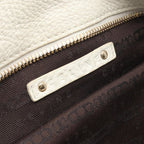 Celine Handbag Bittersweet White Leather Medium — view 4