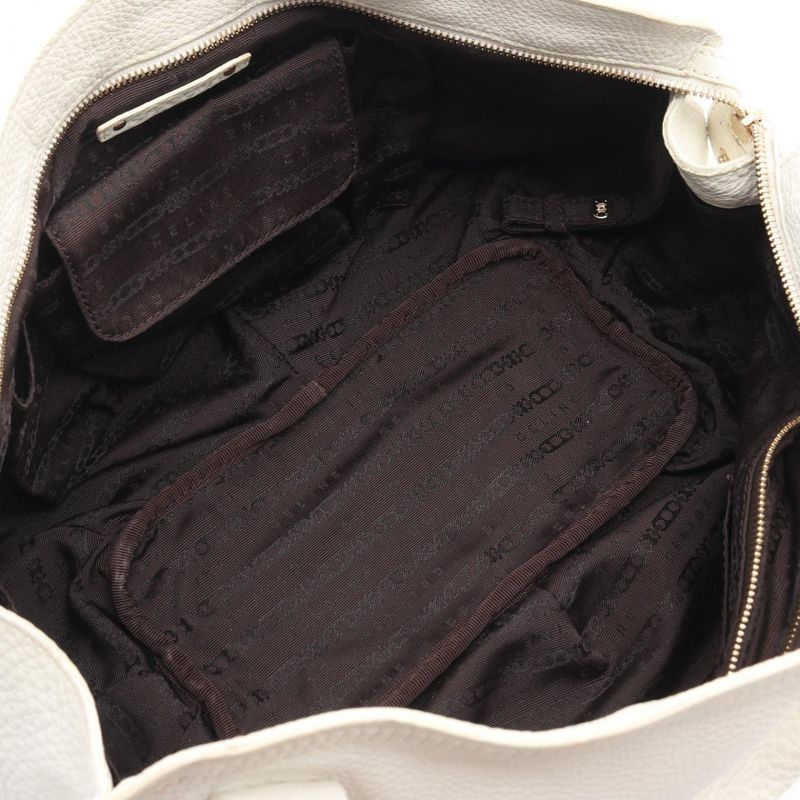 Celine Handbag Bittersweet White Leather Medium — view 3