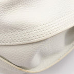 Celine Handbag Bittersweet White Leather Medium — view 5