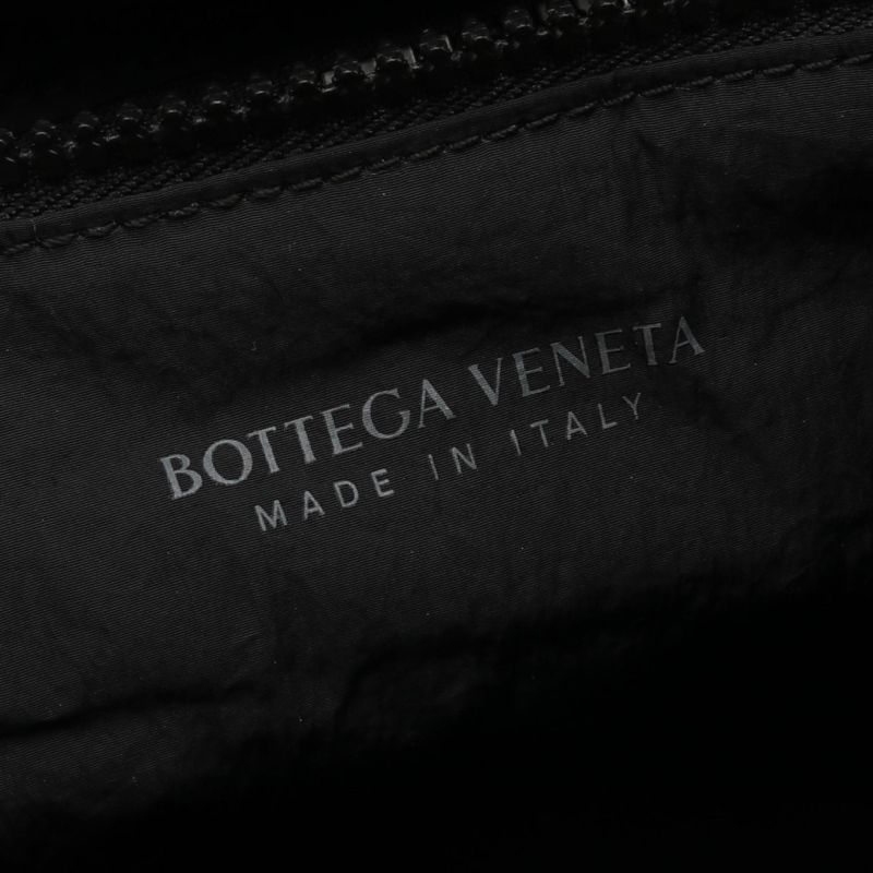 Bottega Veneta Second Bag Clutch Black Nylon — view 4