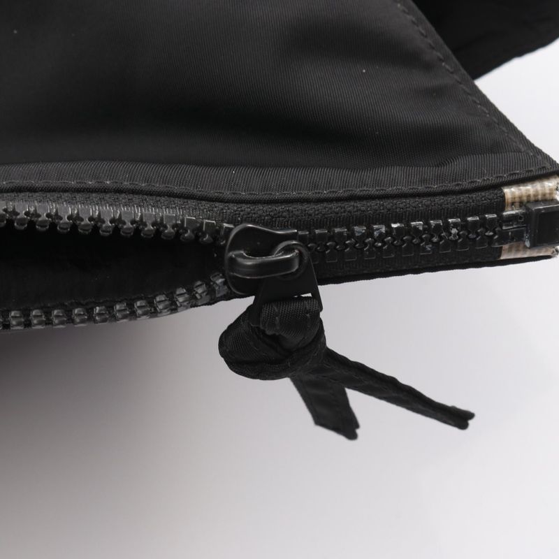 Bottega Veneta Second Bag Clutch Black Nylon — view 5
