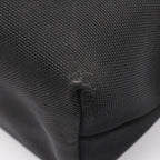 Gucci Tote Bag Sherry Line Black Canvas Leather — view 5
