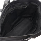 Gucci Tote Bag Sherry Line Black Canvas Leather — view 3