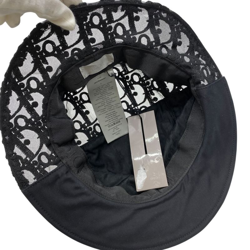Christian Dior Bucket Hat Switch Trotter Oblique Black 283 C904 A4451 — view 5
