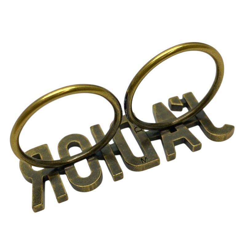 Dior J'a Ring Two Finger Accessories Jewelry Metal Antique — view 7