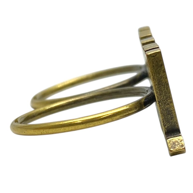 Dior J'a Ring Two Finger Accessories Jewelry Metal Antique — view 5