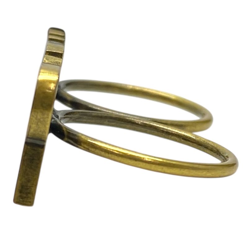 Dior J'a Ring Two Finger Accessories Jewelry Metal Antique — view 3