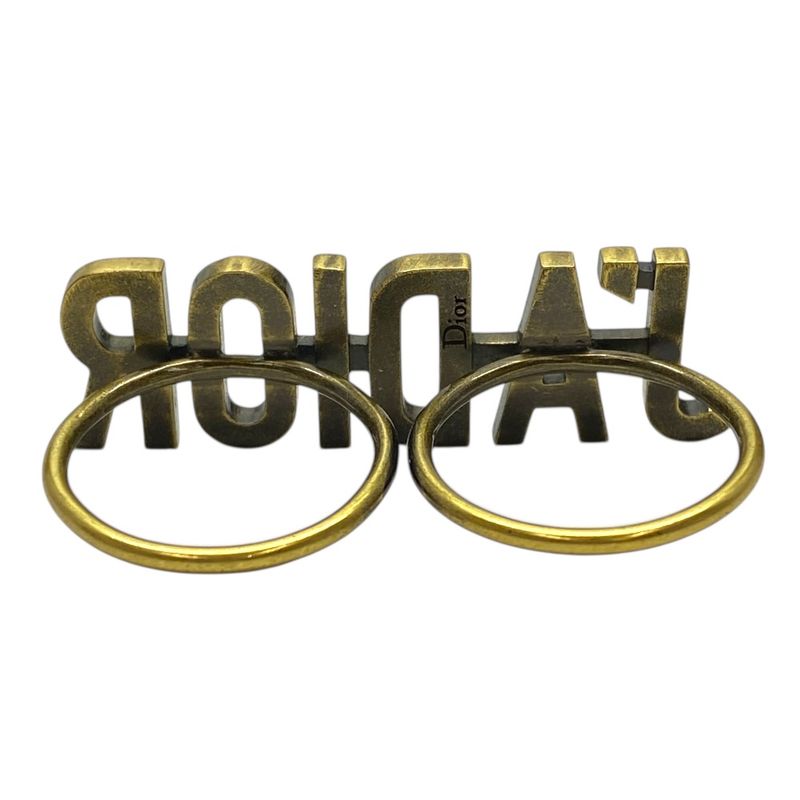 Dior J'a Ring Two Finger Accessories Jewelry Metal Antique — view 4