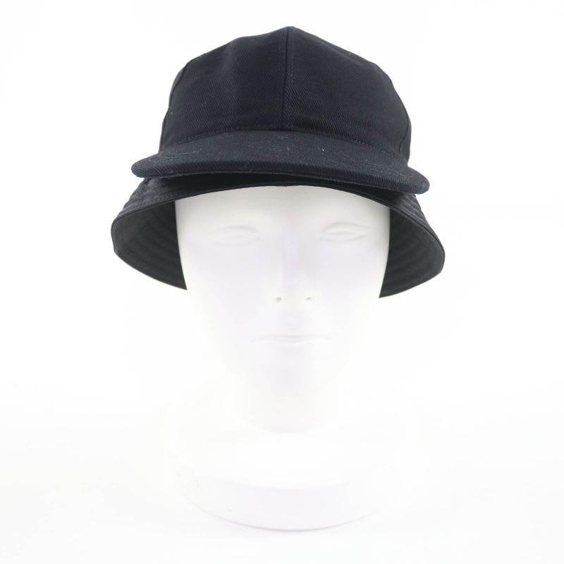 Prada 2 Hc281 Triangle Logo Re-nylon Bucket Hat Black — view 2
