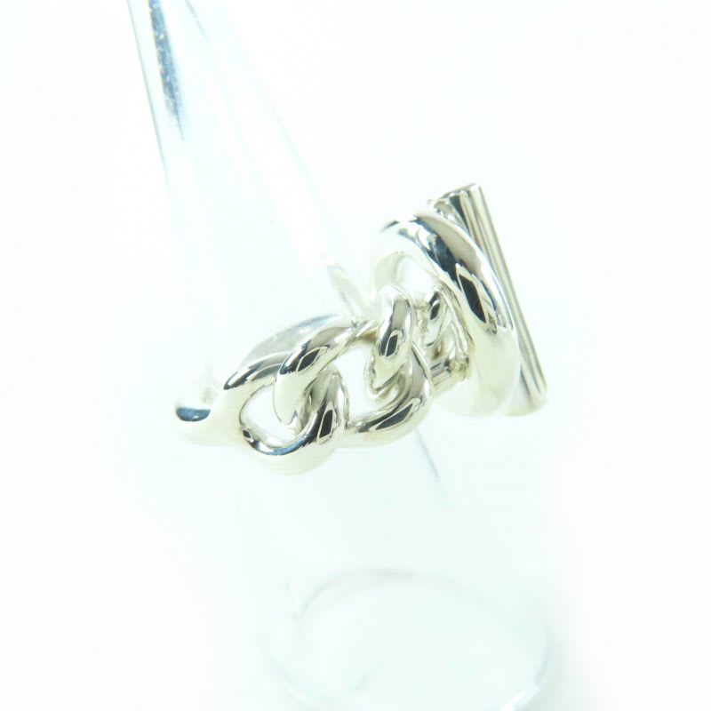 Hermes Croisette GM AG 925 Ring Accessory Silver 51 — view 7