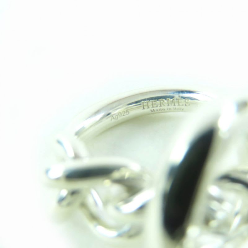 Hermes Croisette GM AG 925 Ring Accessory Silver 51 — view 8