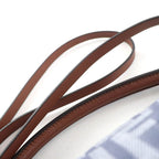 Fendi 2025 8 Bs105 Mamma Baguette Small Denim Zucca Pattern FF Hand Shoulder Bag Gray